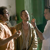 Images taken on set during production