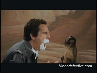 NIGHT AT THE MUSEUM SCENE DEXTER SLAPS LARRY