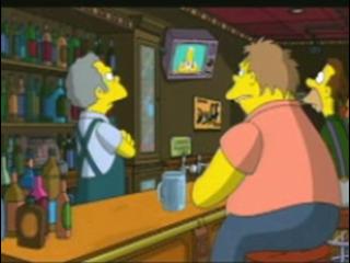 SIMPSONS MOVIE SCENE LIGHTS AT MOES