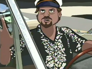 Waking Life Boat Car