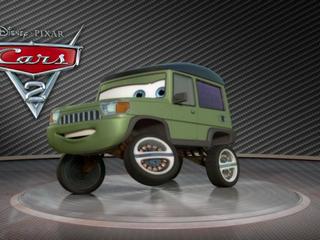 Cars 2: Showroom Turntable Miles Axlerod
