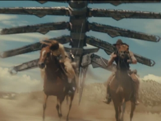Cowboys  Aliens Ella Is Abducted By A Speeder