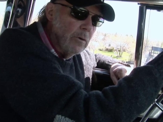 Neil Young Journeys Driving Through Omemee