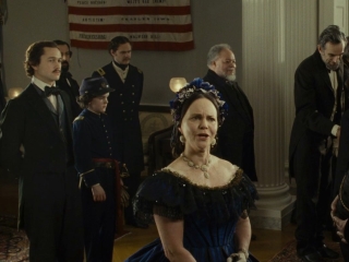 Lincoln Mary Todd Lincoln And Thaddeus Stevens At The Ball German