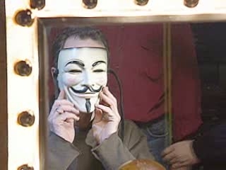 V FOR VENDETTA SCENE: FILMING