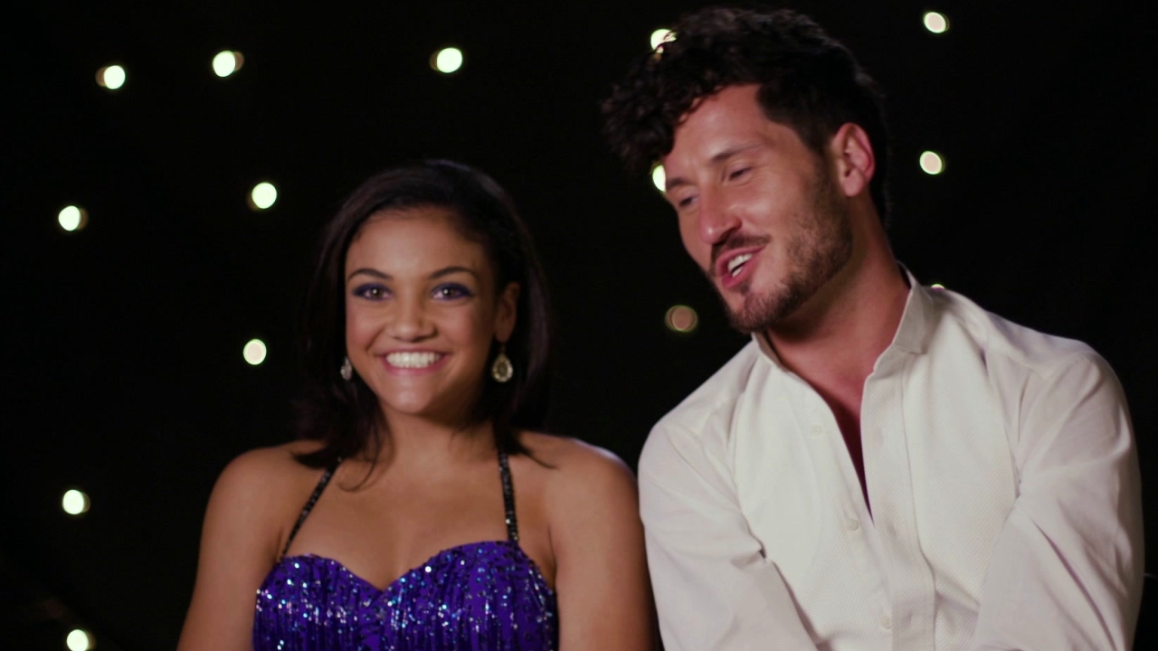 Dancing With The Stars: Laurie Hernandez & Valentin Chmerkovskiy On Their First Meeting