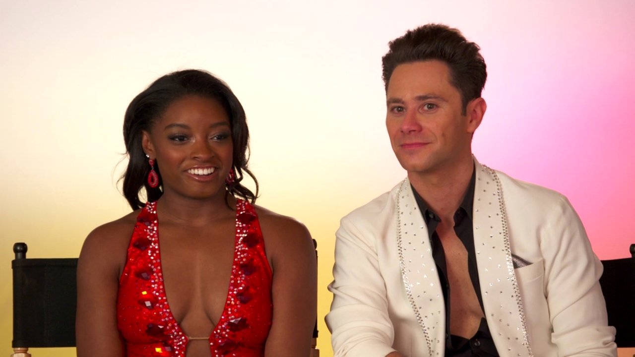 Dancing With The Stars: Simone Biles & Sasha Farber, On The Costumes