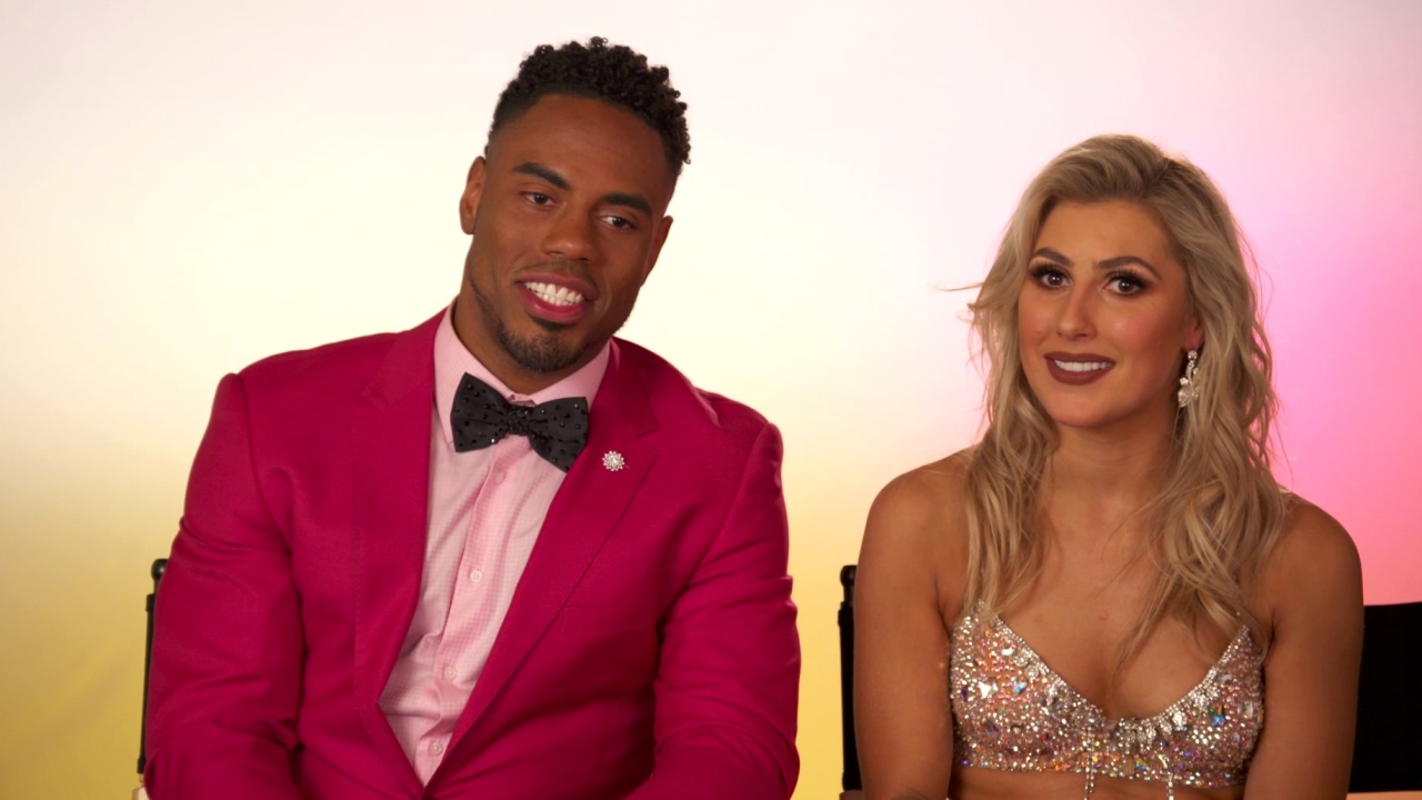 Dancing With The Stars: Rashad Jennings & Emma Slater, On Performing Live