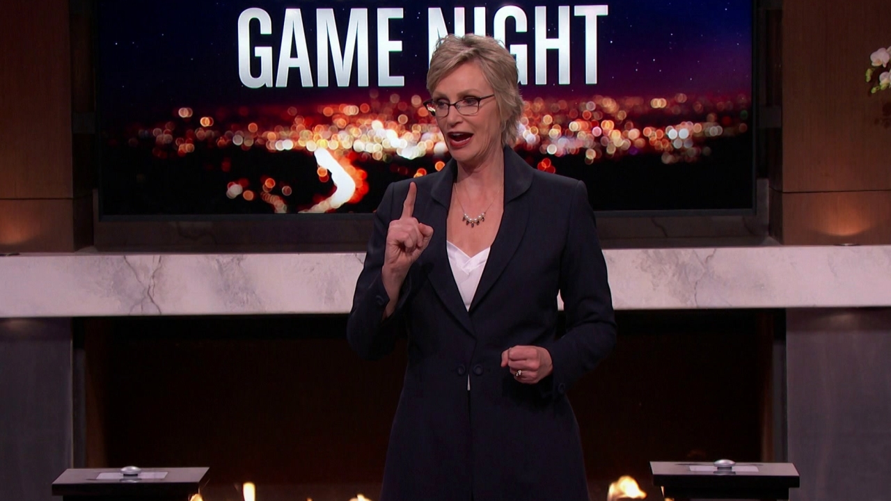 Hollywood Game Night: Jane Talks To The Veep Cast