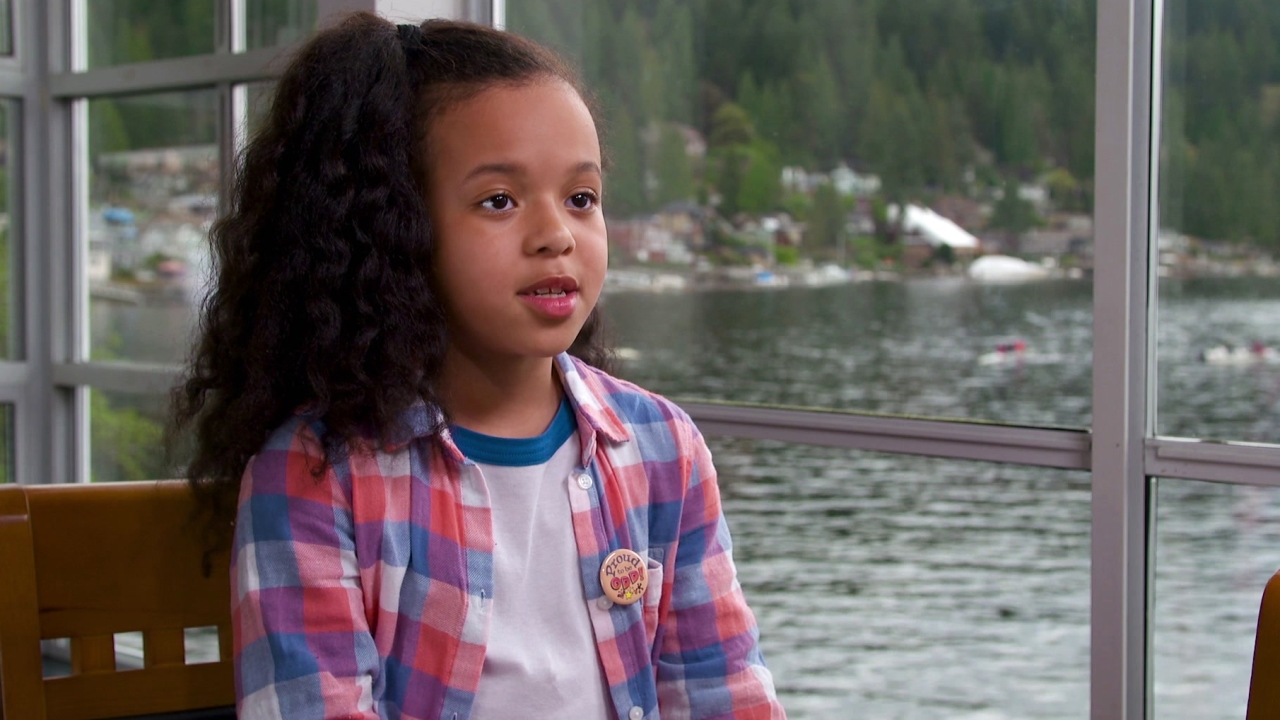 Somewhere Between: Aria Birch On Doing A Pushup Competition With Her On-Screen Dad