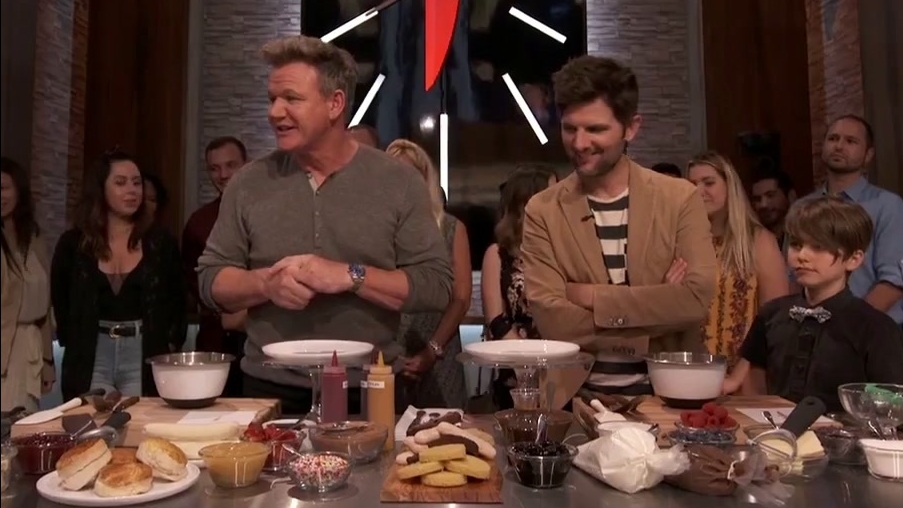 The F Word: Adam Scott & Gordon Ramsay Have A Head-To-Head Dessert Battle