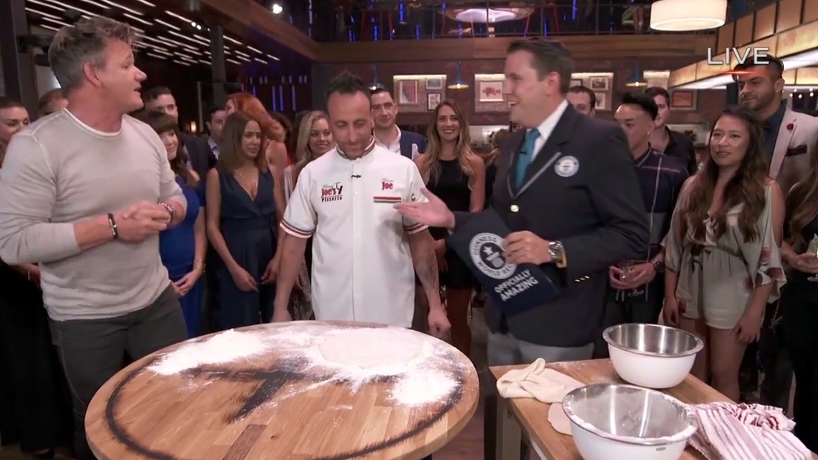 The F Word: The Guinness World Record For Spinning The Largest Pizza Base Is Made