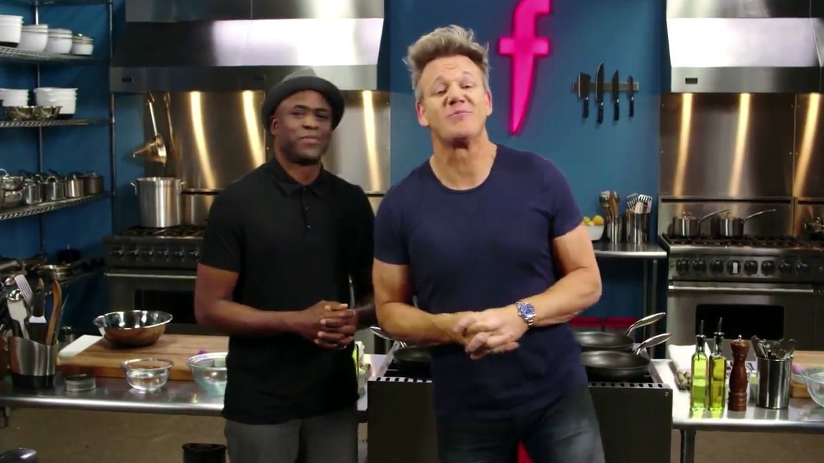 The F Word: Wayne Brady Takes Cooking Lessons From Gordon Ramsay