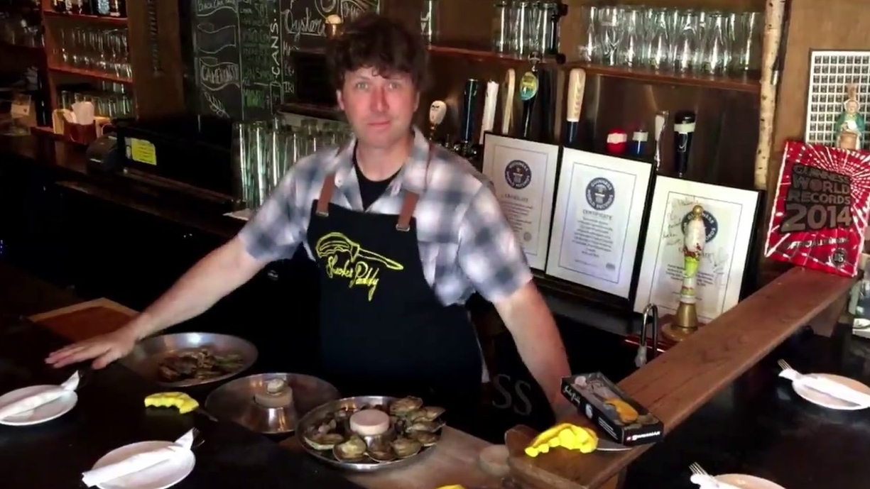 The F Word: Oyster Shucking World Record Holder Travels To The F Word