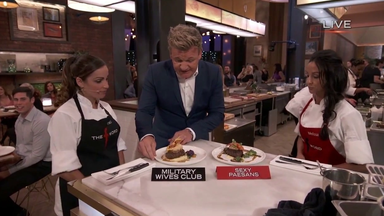 The F Word: Gordon Ramsay Taste Tests The Top Teams Dishes