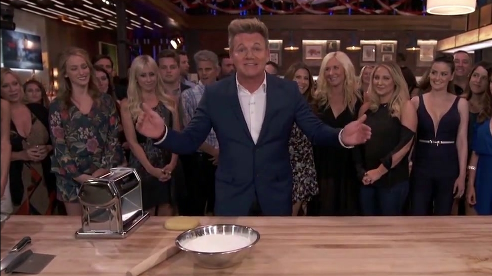 The F Word: Gordon Ramsay Attempts To Set A World Record For Pasta Rolling
