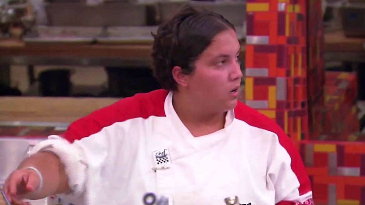 Hell's Kitchen: Cyndi Is Too Excited To Cook Her Fish