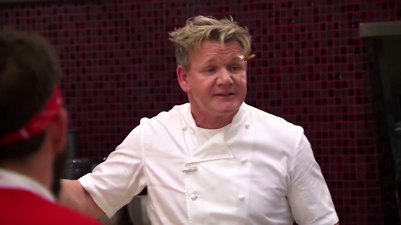 Hell's Kitchen: The Red Team Burns A Pork Chop