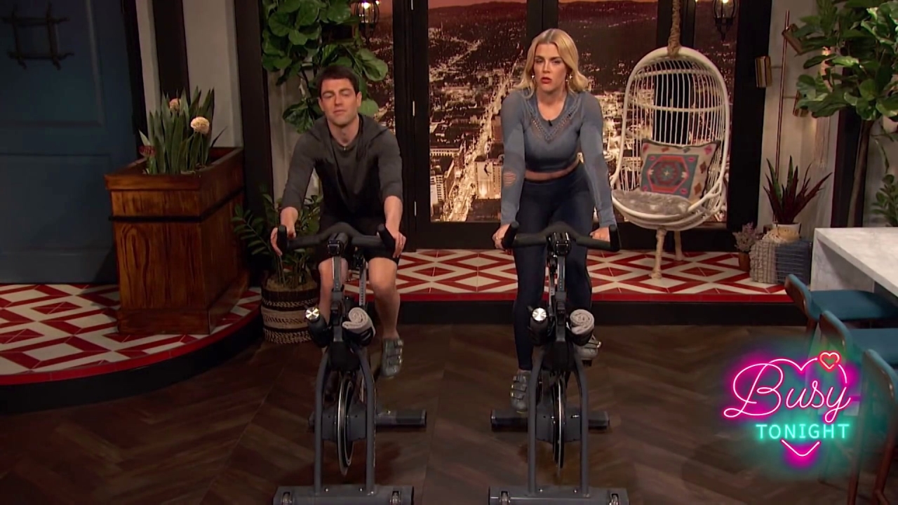 Busy Tonight: Max Greenfield Is Your Holiday Spin Instructor