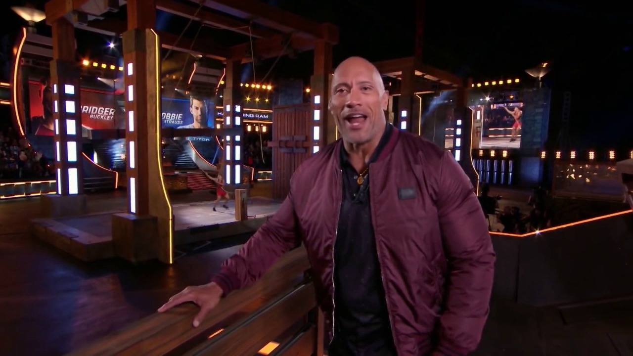 Titan Games: Dwayne Johnson Motivates Bridger And Robbie