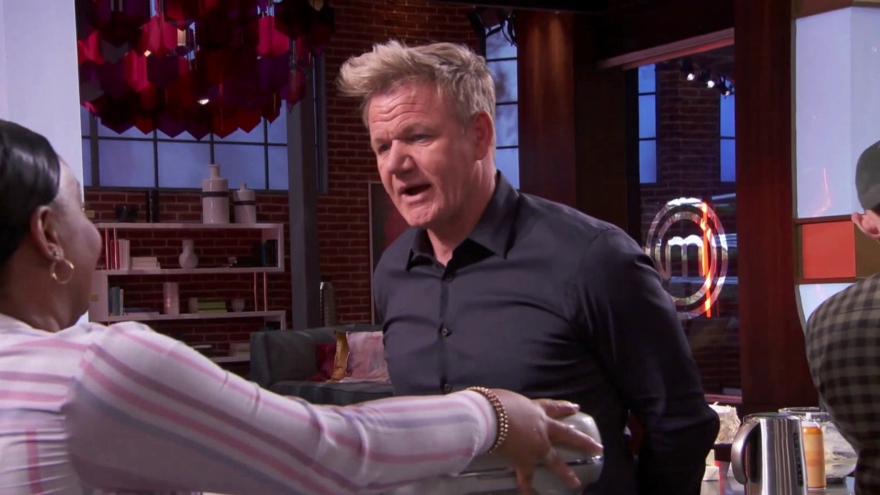 Masterchef: Dorian Makes A Pink Champagne Cake