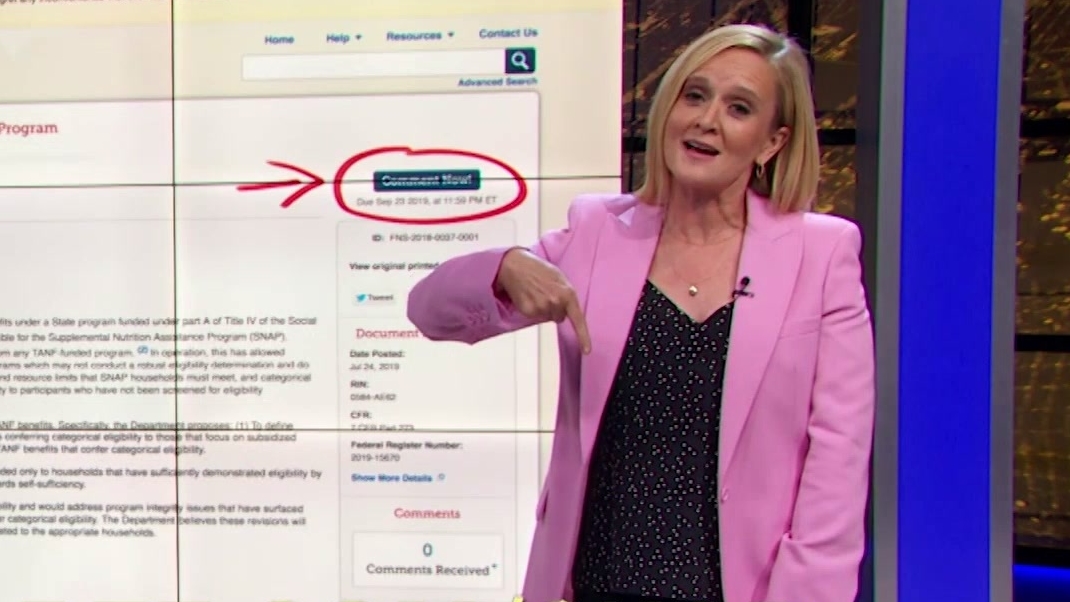 Full Frontal With Samantha Bee: It's Time To Use The Comments Section For Good