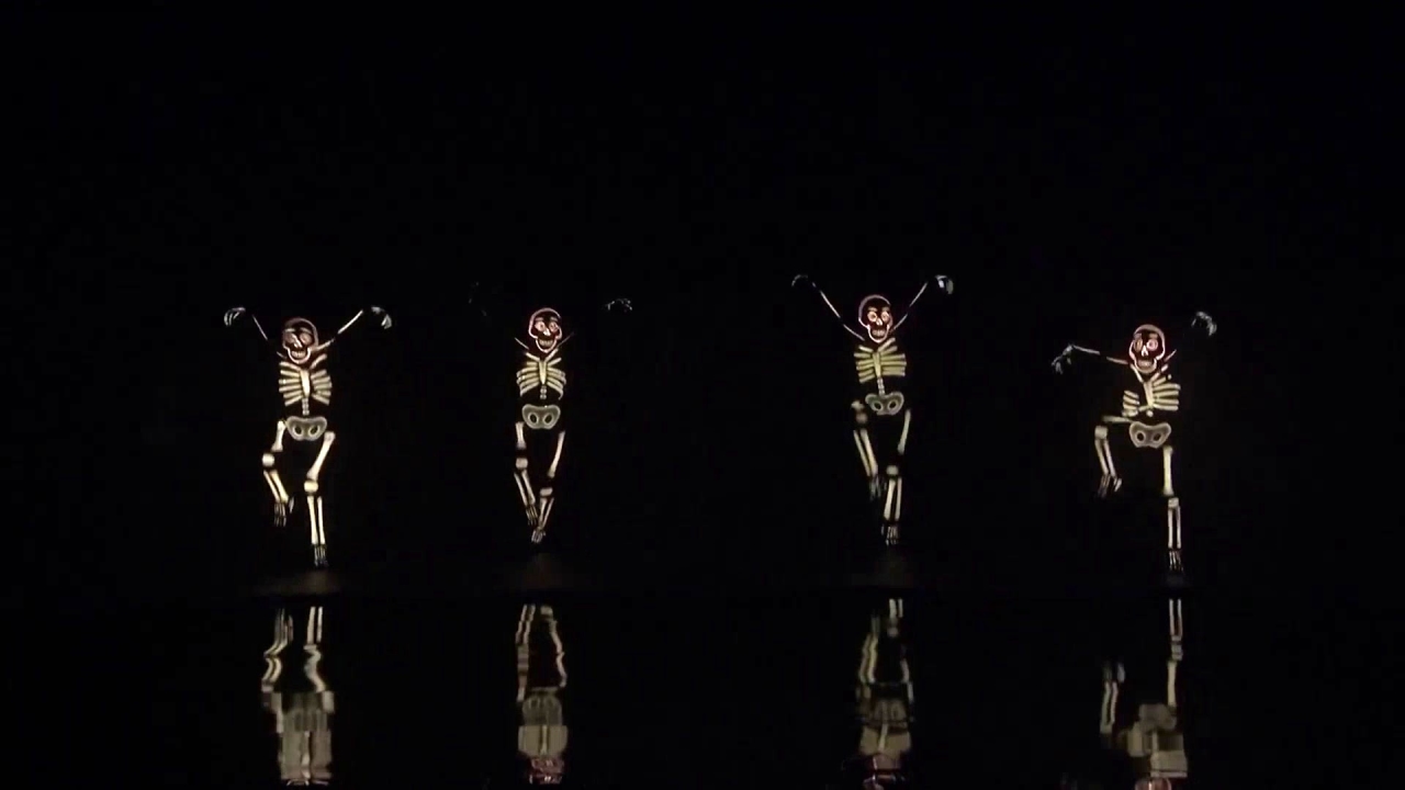 America's Got Talent: Light Balance Kids Performs Electrifying Skeleton Dance