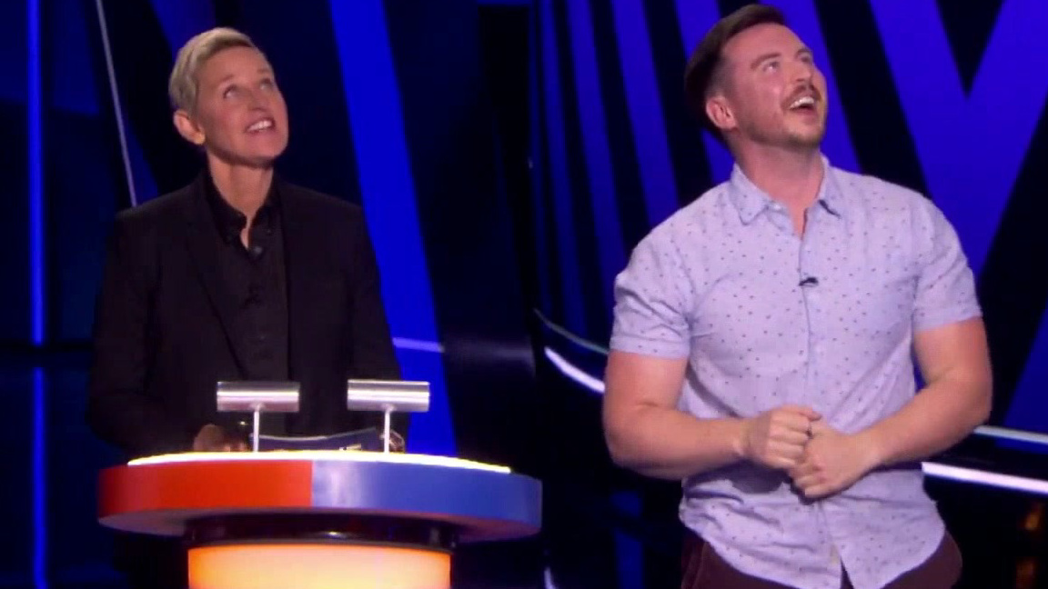 Ellen's Game Of Games: I Fell Into A Burning Ring Of Bubbles
