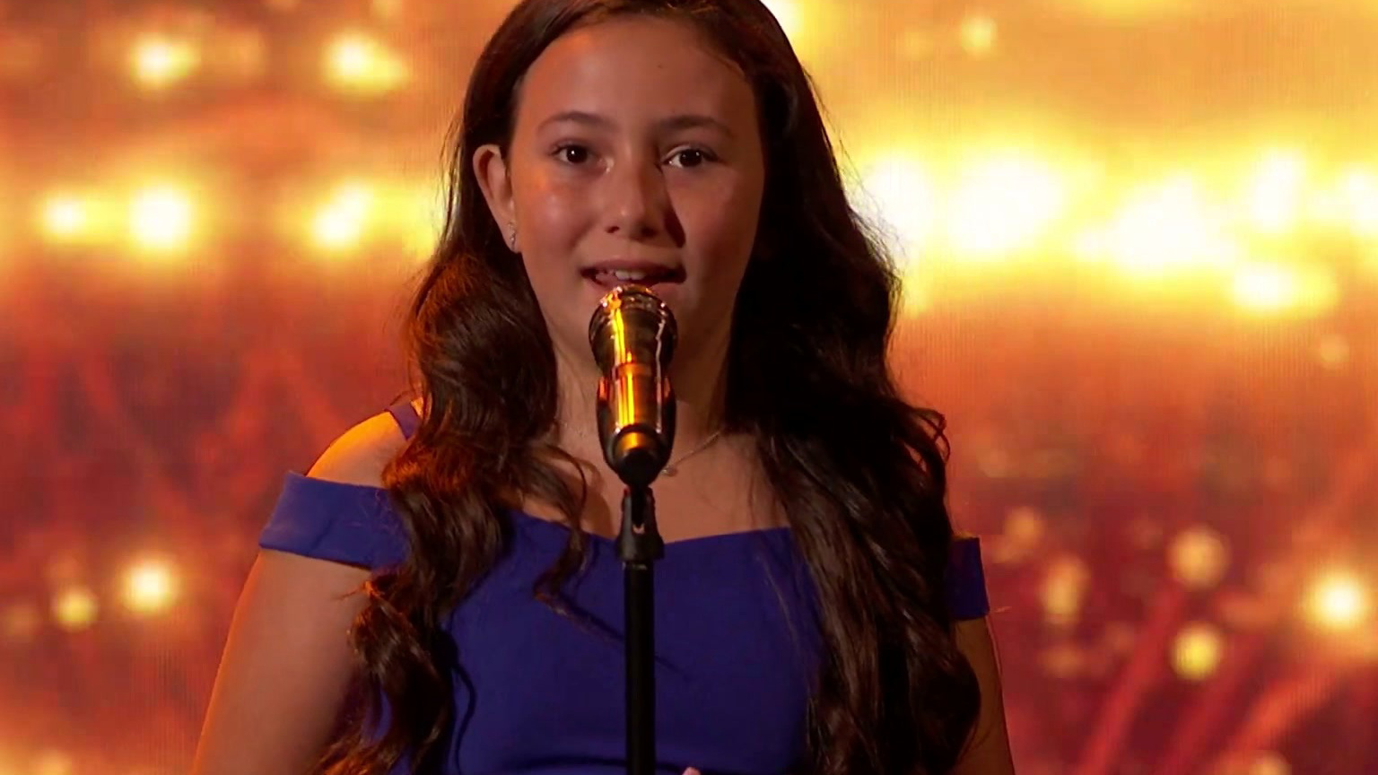 America's Got Talent: 10-Year-Old Roberta Battaglia Sings You Say
