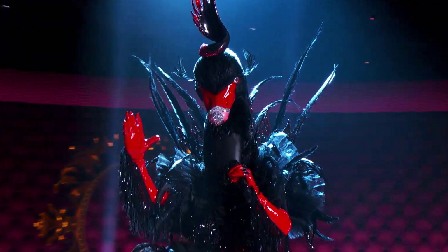 The Masked Singer: The Black Swan Performs Use Somebody
