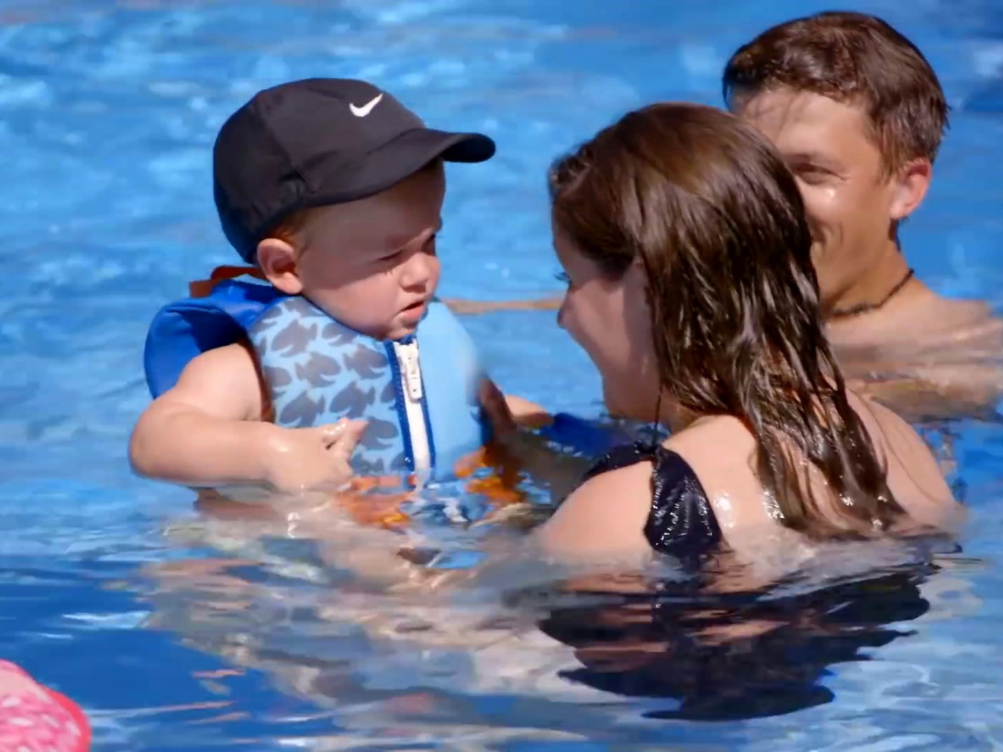 Little People, Big World: Jackson and Lilah Go For a Swim