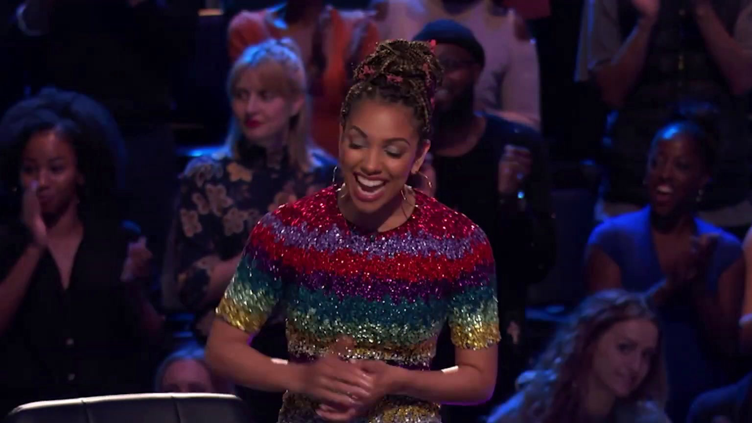 Beat Shazam: Corinne Foxx Introduces The Celebrities