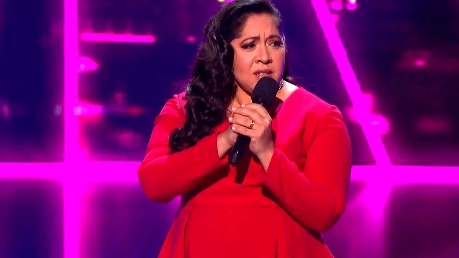 America's Got Talent: Comedian Gina Brillon Tells Hilarious Stories About Marriage