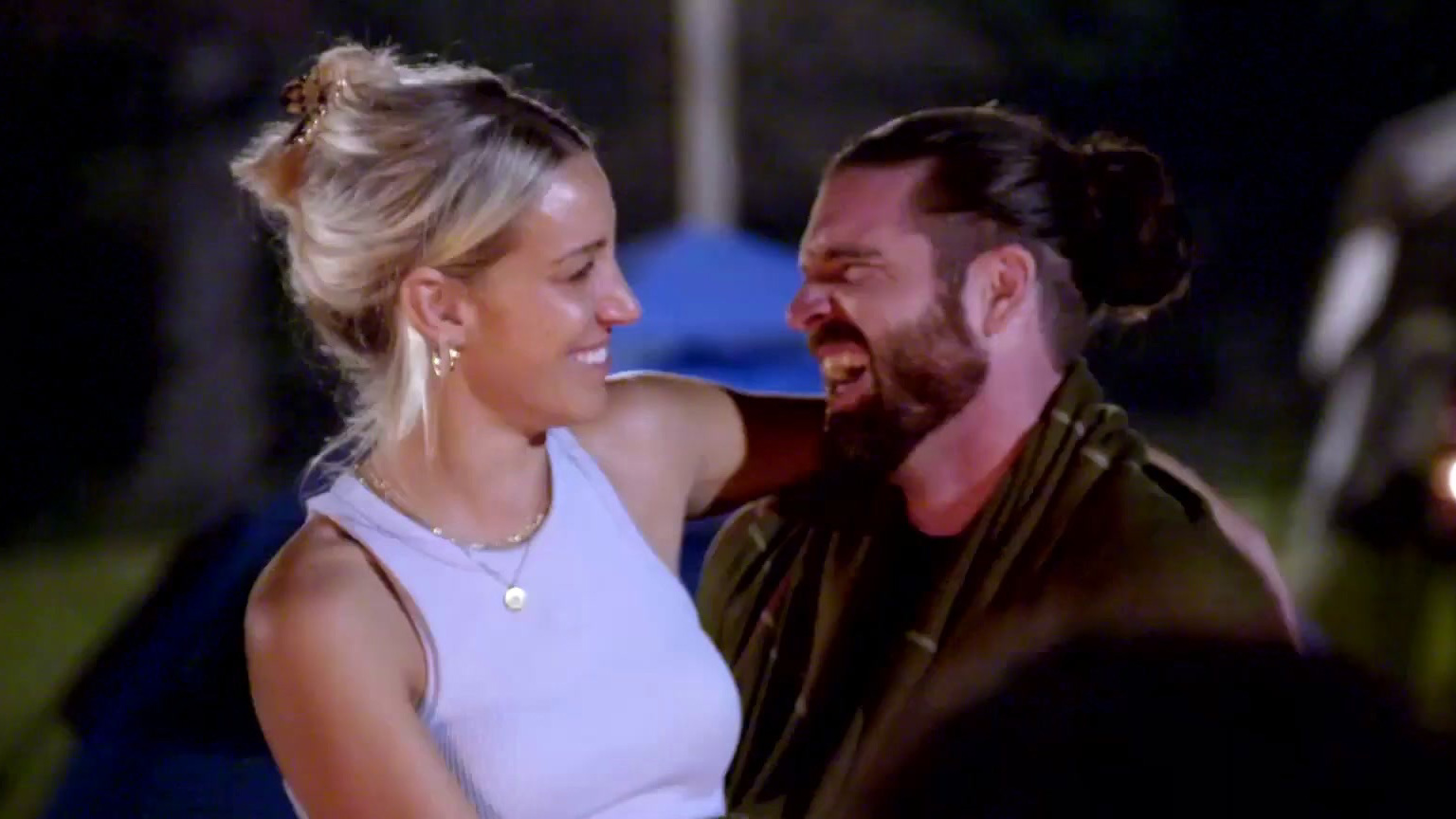 Joe Millionaire: For Richer Or Poorer: Carolyn Starts Drama At The Campfire