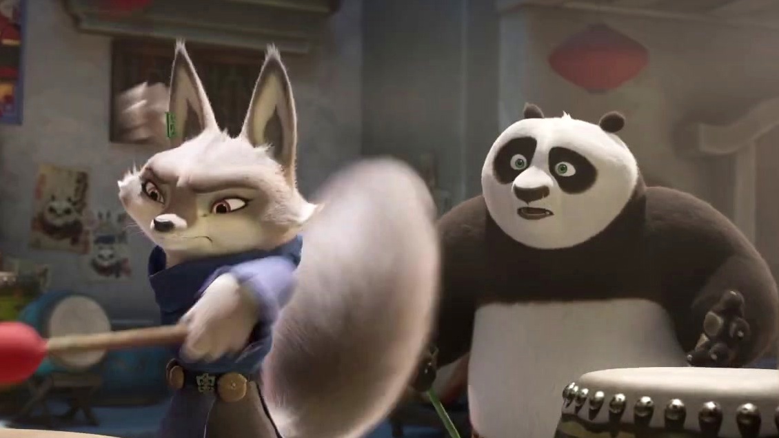 Kung Fu Panda 4: Jack Black Beats Po (UK 15 Second Spot)