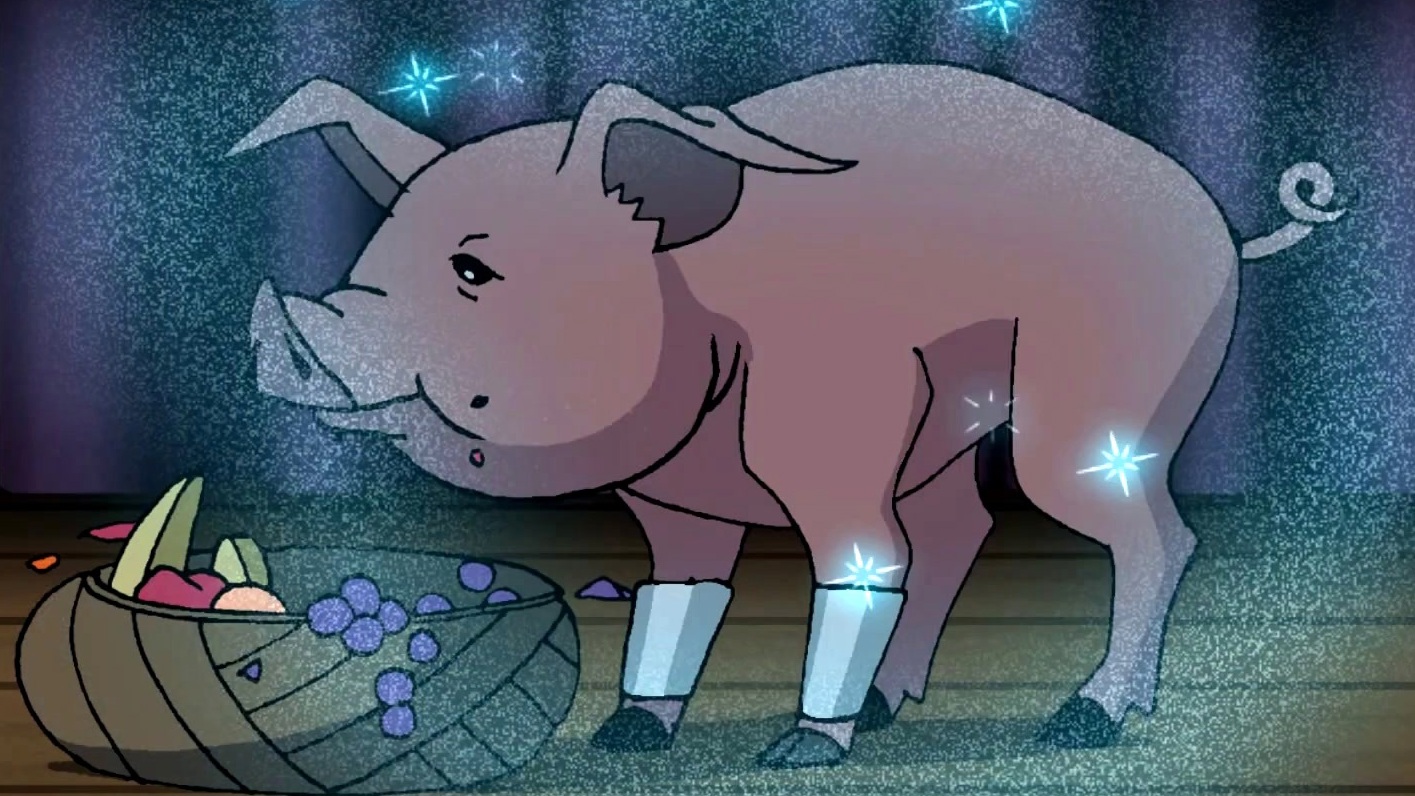 Justice League Unlimited: Zatanna Uses Sorcery On A Pig