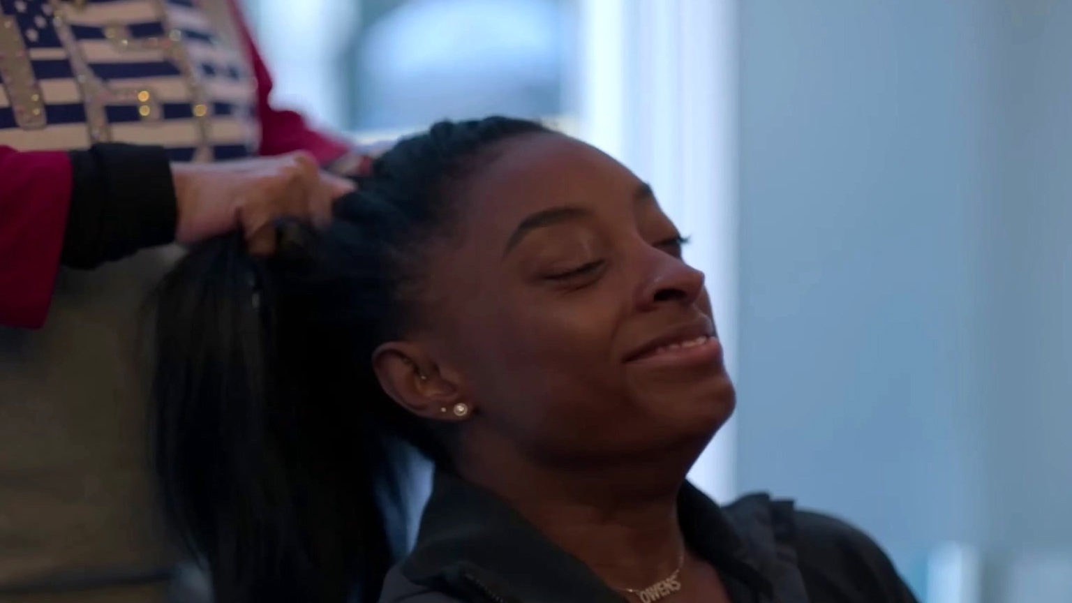 Simone Biles: Rising: Braiding Hair