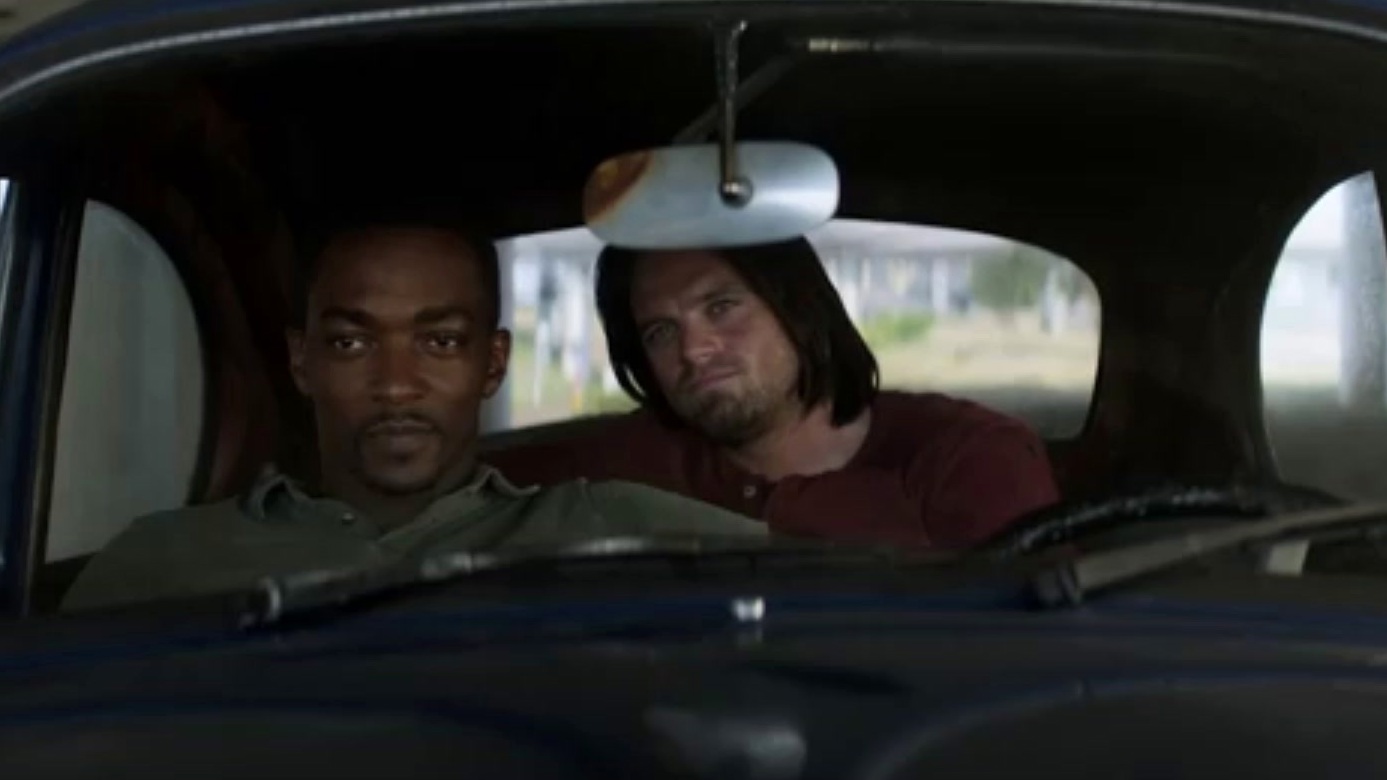 Captain America: Civil War: Sam And Bucky's Car Banter