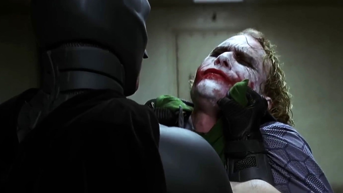 The Dark Knight: Batman Interrogates The Joker