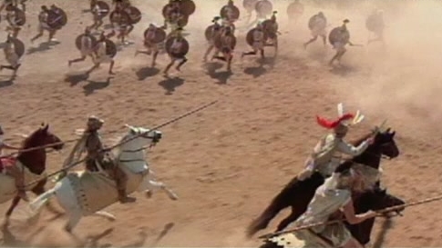 Alexander Scene: Alexander Falls At Gaugamela