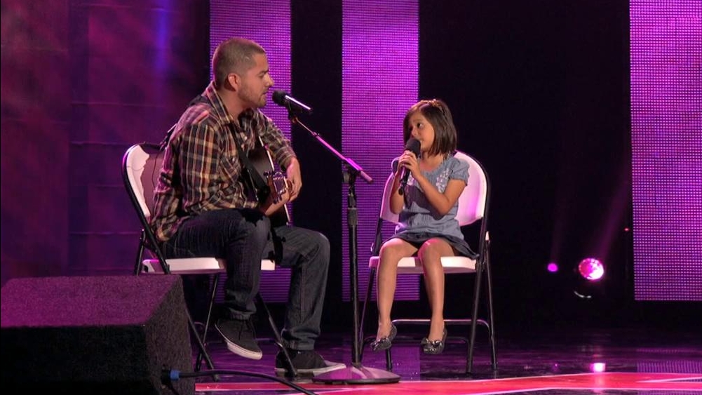 America's Got Talent: Dad And Daughter Sing