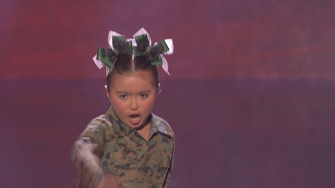 America's Got Talent: Little Military Girl Dance