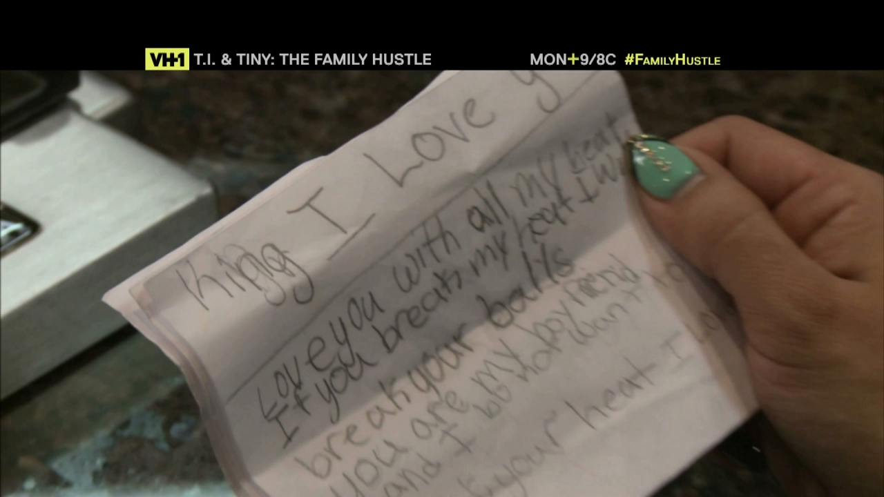 T.I. & Tiny: The Family Hustle: The Love Letter
