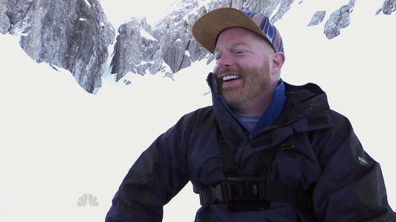 Running Wild With Bear Grylls: Jesse Descends A Frozen Waterfall