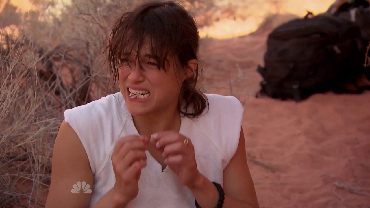 Running Wild With Bear Grylls: Michelle Rodriguez's Most Disgusting Meal