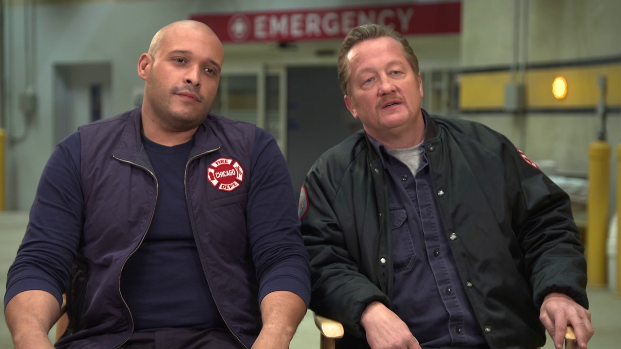 Chicago Fire: Joe Minoso & Christian Stolte